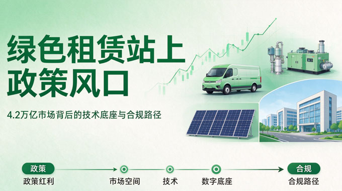 绿色租赁站上政策风口：4.2万亿市场背后的技术底座与合规路径